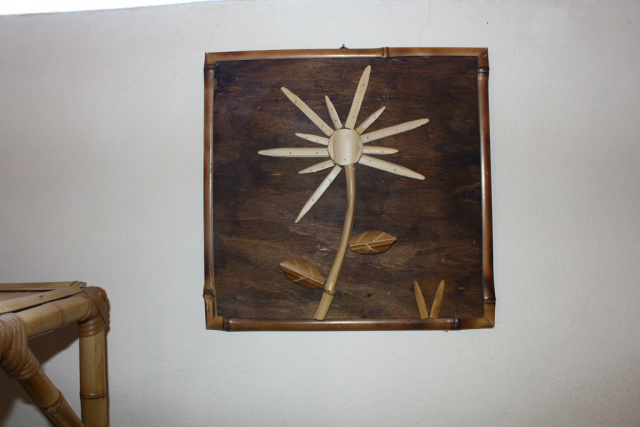 Cultura apoia exposição de arte em bambu Durante a exposição o público poderá conferir estantes, cestos, mesas, arandelas, abajur, quadro para planta, cachepôs, luminárias, quadros, mesinhas de centro (Foto: Divulgação/Assecom)