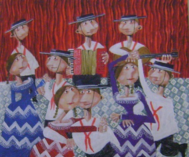 Cultura abre exposição “Festa Baile” nesta segunda-feira A exposição retrata pinturas de festas em diversos cenários diferenciados (Foto: Reprodução/Perfil News)