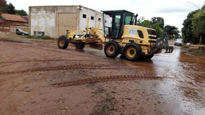 Ações para escoamento de água da chuva