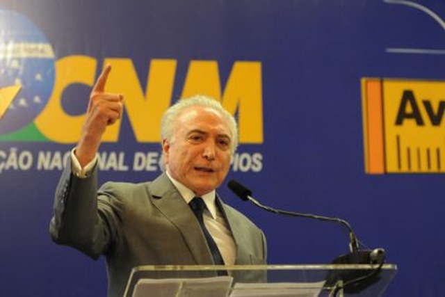 Prefeito de Três Lagoas participa de reunião com presidente Michel Temer em Brasília Foto: Divulgação