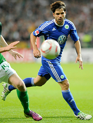 Diego em ação pelo Wolfsburg: sonho do
Botafogo (Foto: Reuters)