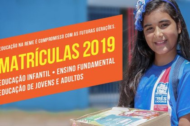 Educação de Três Lagoas abre período de confirmação de matrícula para alunos da REME Educação de Três Lagoas abre período de confirmação de matrícula para alunos da REME