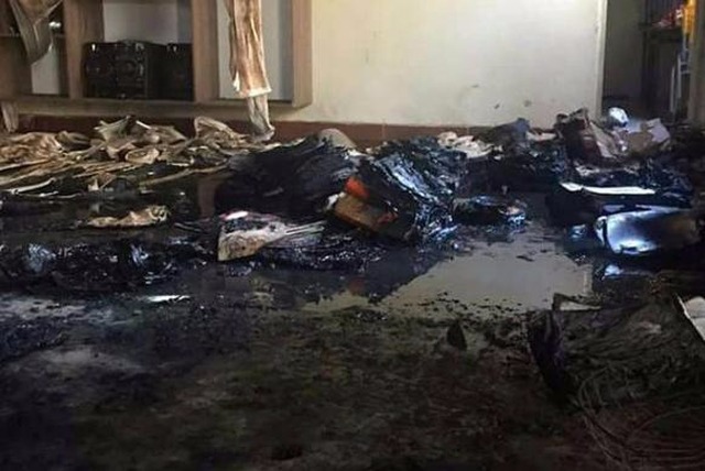 Creche incendiada em Janaúba será reinaugurada em 80 dias A escola será reformada com recursos doados por empresários da região. (Foto: Polícia Militar/Divulgação)