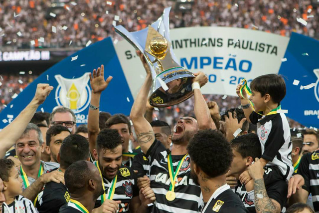 O hexa-campeonato do Corinthians marcou o jejum de quatro anos sem vencer o Campeonato Brasileiro. (Foto: Divulgação)