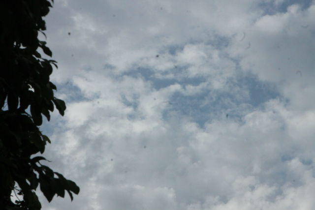 Com céu entre nuvens, há previsão de chuva para hoje (05) de acordo com o site Climatempo. (Foto: Patrícia Miranda)
