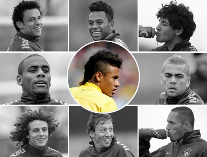 montagem cabelos seleção 1 (Foto: Montagem sobre foto da Mowa Press)