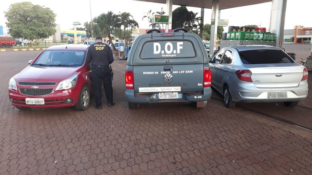 DOF recupera veículo furtado no Rio de Janeiro O condutor disse que não portava a documentação do veículo (Foto/Assessoria)