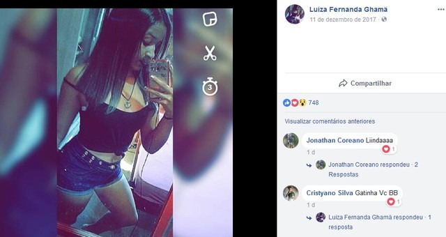 Adolescente morreu após sofrer descarga elétrica (Foto: Reprodução/Facebook)