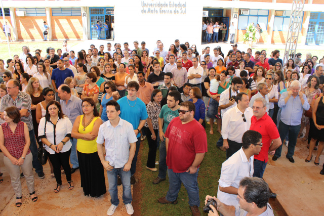 Centenas de acadêmicos, professores e outras lideranças participaram do evento (Foto: Divulgação/Assecom)