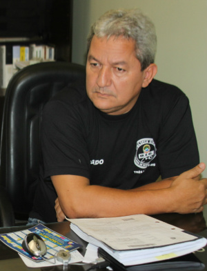 Delegado Ailton Pereira de Freitas, do Setor de Investigação Geral da Polícia Civil. (Foto: Lucas Gustavo/Arquivo/Perfil News).