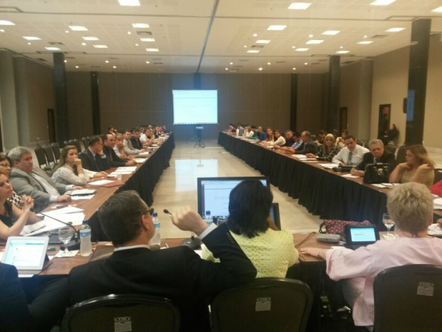 O evento contou com a presença de aproximadamente 70 representantes de Procons de todo País (Foto: Divulgação/Assecom)