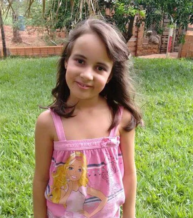 Pietra tinha nove anos e morreu após paradas cardiorrespiratórias. (Foto: Reprodução Internet)