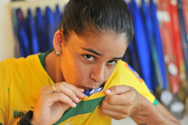 Jogadora é convocada pela seleção sub-20 Patricia atua no Comercial e está na lista com outras 23 jogadoras (Foto: Valdenir Rezende / Correio do Estado)