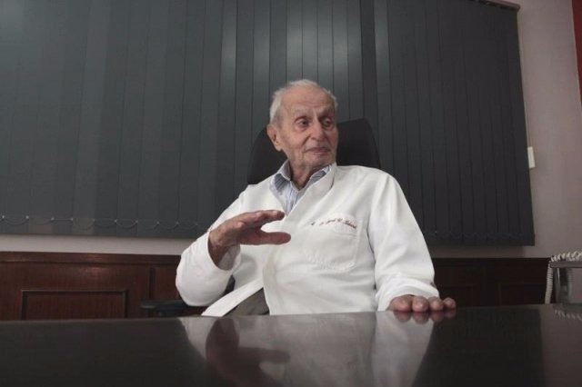 Médico Syrzil Wilson Maksoud, 94 anos (Foto: Aquivo/ Cleber Gellio)
