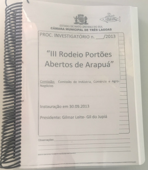 BOMBA! Calhamaço de 437 páginas apuradas pela Comissão Processante e rejeitada pela maioria dos vereadores. Agora a bomba pode estourar a qualquer momento (Foto: Reprodução)