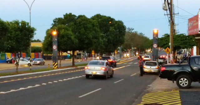 Radar localizado na Avenida Capitão Olinto Mancini, próximo a Escola Maria Eulália  (Foto/Assessoria)