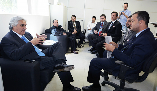 Delcídio vai a Sudeco para liberar mais R$ 36 milhões para MS De acordo com Delcídio, a maioria dos projetos é relativa a obras de drenagem e pavimentação (Foto: Divulgação/Assecom)