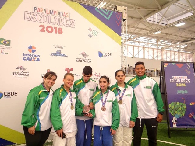 Equipe de MS supera desempenho e conquista título inédito nas Paralimpíadas Escolares 2018 No judô, MS conquistou o 3º lugar no ranking geral