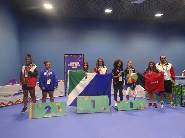 Equipe de MS supera desempenho e conquista título inédito nas Paralimpíadas Escolares 2018 Atletas do tênis de messa conquistaram o 4º lugar no ranking geral