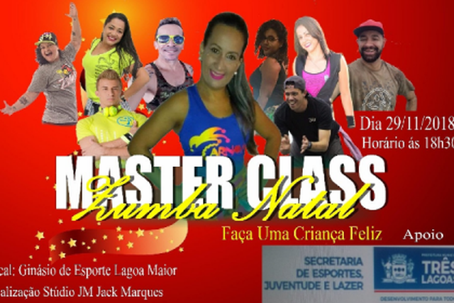 Profissionais de zumba e SEJUVEL realizam Master Class de Natal em prol das crianças carentes Profissionais de zumba e SEJUVEL realizam Master Class de Natal em prol das crianças carentes