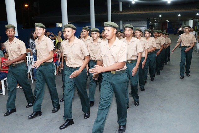 Assistência Social e Exército promovem solenidade de graduação do “Pelotão Mirim” Foto: Assessoria