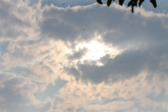 Com céu encoberto nesta manhã (10), há previsão de chuva de 10 mm para o dia. (Foto: Patrícia Miranda) 