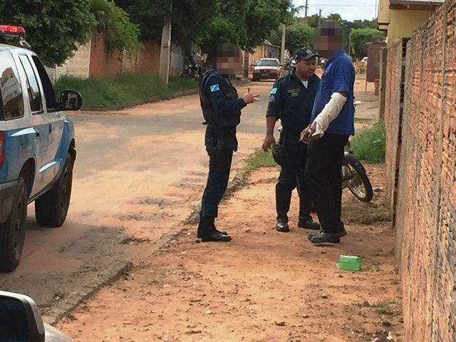 A Polícia Militar esteve no local, mas os envolvidos não quiseram registrar a ocorrência (Foto: Marco Campos)