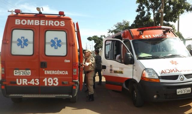 Corpo de Bombeiros socorreu a vítima. (Foto: Arquivo/ Perfil News). 