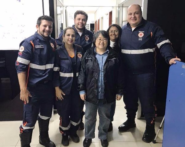 Doutora Sueoka é médica do Grupo de Resgate e Atenção às Urgências e Emergências (Foto/Assessoria)
