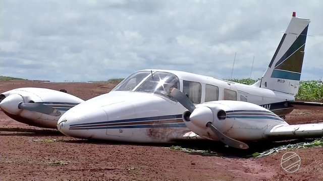 Aeronaves pequenas são usadas para o transporte de drogas na fronteira de MS. — Foto: TV Morena/Reprodução


