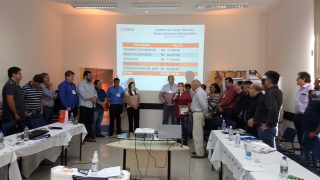 Lideranças garantem doação de R$ 200 mil à instituição de Três Lagoas Projeto LIDER (Formação de Lideranças para o Desenvolvimento Regional) na Costa Leste foi lançado em fevereiro, no Sebrae(Foto: Sebrae/Divulgação)