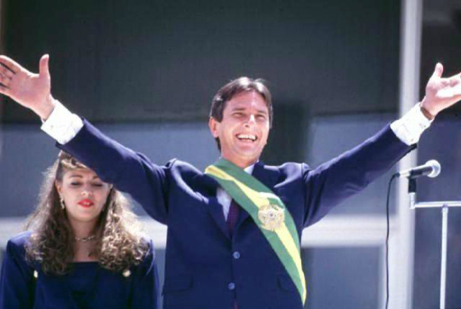 Collor fazia rituais de magia negra, diz ex-primeira dama Fernando Collor no dia da posse