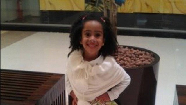 Sofia Emanuele, de 5 anos, morreu em um incêndio provocado pelo próprio pai, em Minas Gerais Foto: Facebook/Reprodução