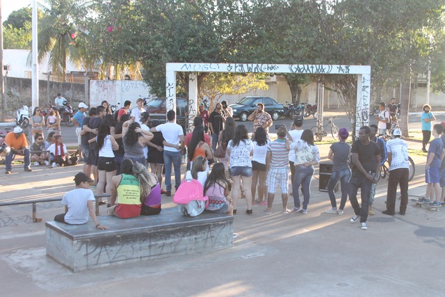 Evento reuniu amigos e familiares de Kaik, o Cinza MC (Foto: Guta Rufino)