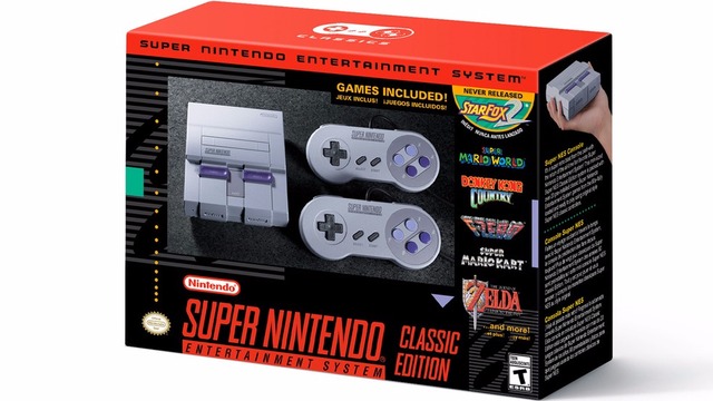 Super Nintendo Classic Edition é nova versão do console da Nintendo e vem com 21 jogos na memória (Foto: Divulgação)