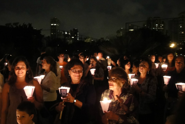 Em todo Brasil pessoas se mobilizam pelo meio ambiente durante a Hora do Planeta (Foto: WWF Brasil)