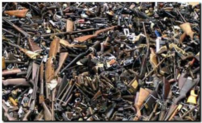 MS ocupa 8º lugar no ranking nacional de desarmamento Das 359 armas recolhidas, 305 são de Campo Grande
Foto: Divulgação