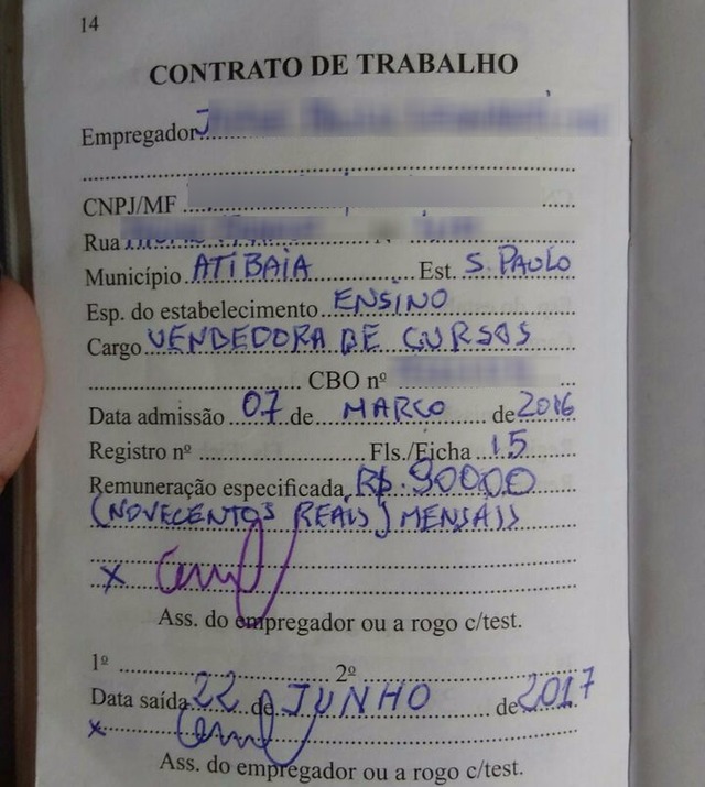 Funcionária é demitida por justa causa por suposto furto de marmita Jovem estava na empresa há pouco mais de um ano (Foto: Divulgação/ Vitoria Valbão)
