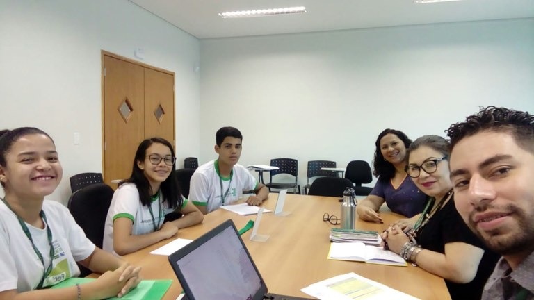 Estudantes participam do projeto como bolsistas e voluntários. Foto: Divulgação IFMS.
