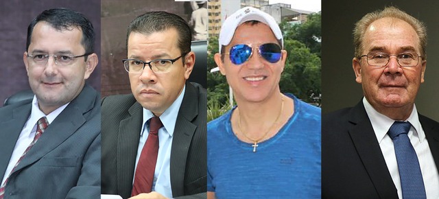 Gaeco prende vereadores Idenor Soares, Pedro Pepa e Cirilo Ramão. Montagem: Diário MS