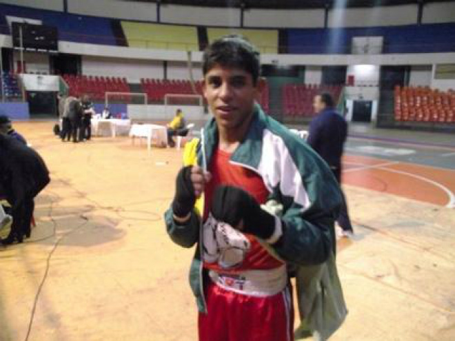 O boxeador sul-mato-grossense Paulo Martins, campeão brasileiro na categoria 60 kg (Foto: Divulgação)