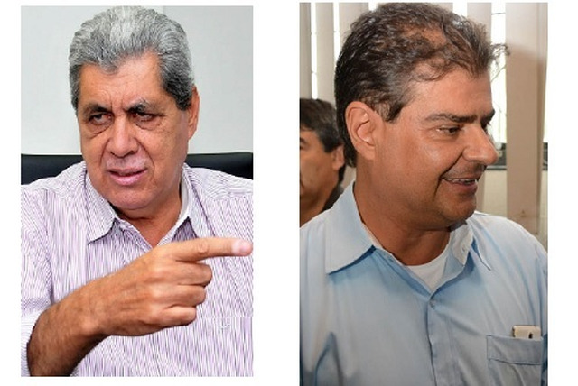 André buscará apoio dos irmãos Trad para a sucessão estadual André Puccinelli e Nelsinho Trad, que almeja vaga ao Senado - Foto: Bruno Henrique/ Correio do Estado