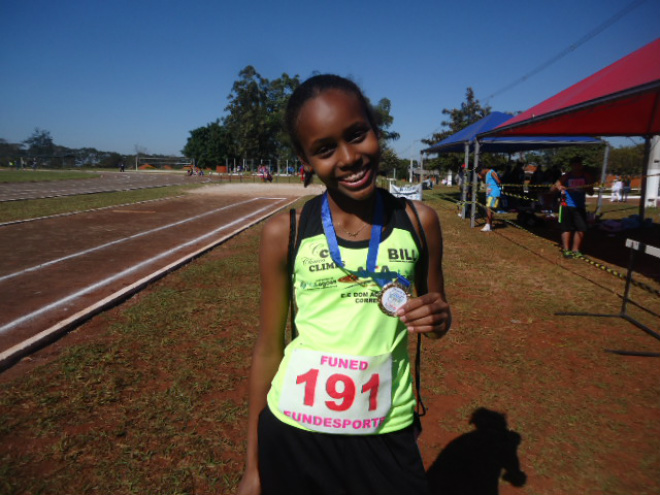 Natalia conquistou índice para os jogos brasileiro em Natal-RN (Foto: Divulgação/Assecom)