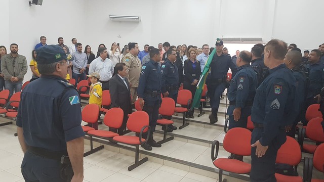 Há dois anos como comandante da Companhia, o Major Tony de Oliveira assumiu a Companhia Independente e agora vai responder  pelos municípios de Anaurilândia e Santa Rita do Pardo (Foto: Ricardo Ojeda)