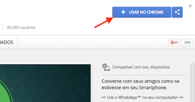 WhatsDock muda visual do WhatsApp e cria janela parecida com o MSN Opção para preparar o download do aplicativo WhatsDock para o Google Chrome (Foto: Reprodução/Marvin Costa)