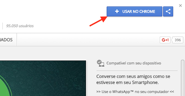 Opção para preparar o download do aplicativo WhatsDock para o Google Chrome (Foto: Reprodução/Marvin Costa)