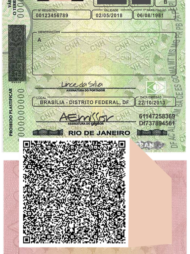 Denatran libera CNH digital em Goiás QR-Code servirá para acesso ao banco de dados. (Foto: Divulgação)