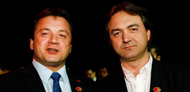 Fora da prisão, Joesley não pode falar com Wesley Wesley Batista (esq.) e Joesley Batista (dir.), donos da JBS, em foto de 2013