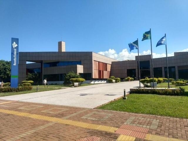 Prédio da Receita Federal em Campo Grande (Foto: Liniker Ribeiro)
