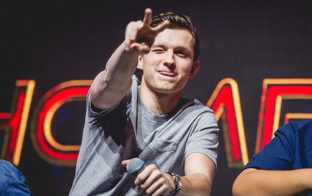 Tom Holland participa da CCXP, em São Paulo, no sábado (8) — Foto: CCXP/I Hate Flash

